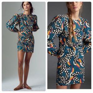 Anthropologie Multicolor Patterned Dress
